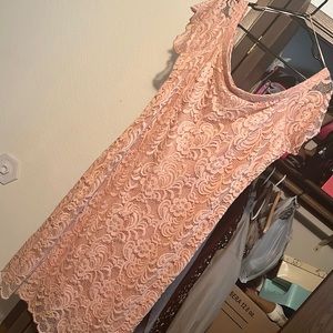 Mauve Pink mid length dress
